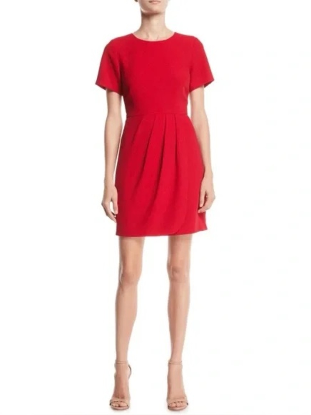 Club Monaco Red Short Sleeve Dress